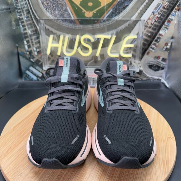 Brooks Ghost 14 Running Shoes Black/Pearl/Peach US Women’s 9.5 B - Picture 6 of 10